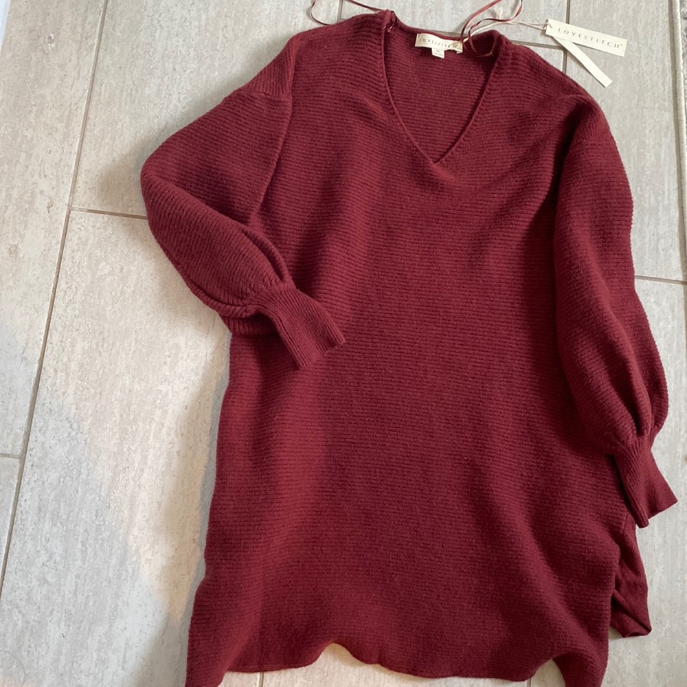 Sweater dress from love stitch new with tags.
